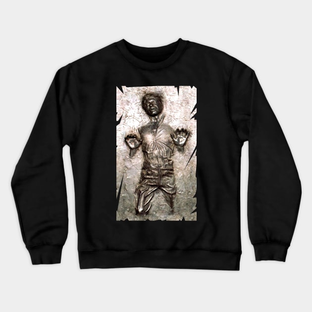 carbon flat statue Crewneck Sweatshirt by fatihahnur